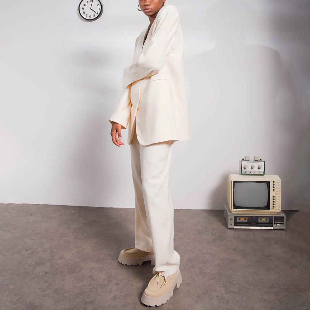 SUITS WOMEN PANTS CREAM ARPYES