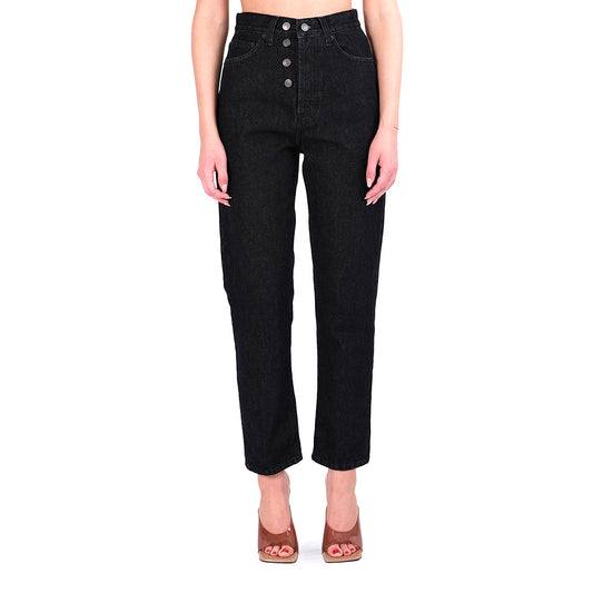 GIA BLACK OLDSCHOOL WOMEN JEANS SALT N PEPPER