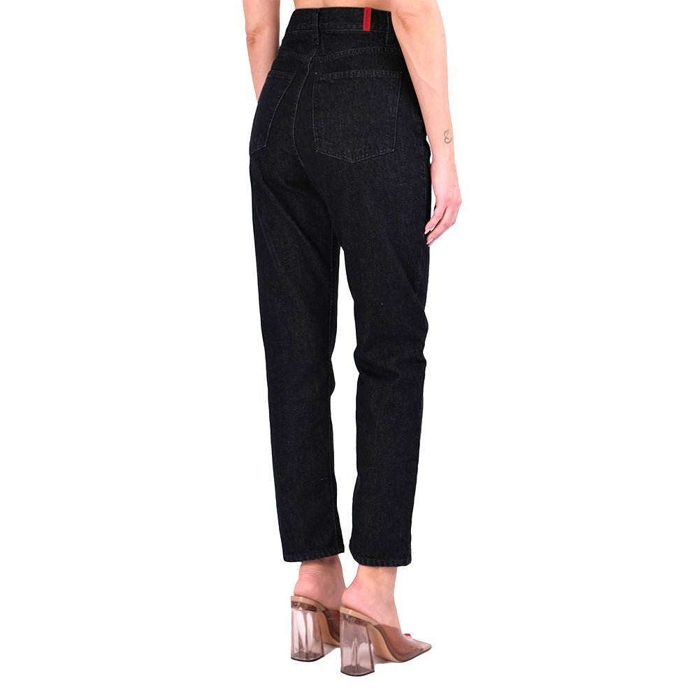GIA BLACK OLDSCHOOL WOMEN JEANS SALT N PEPPER