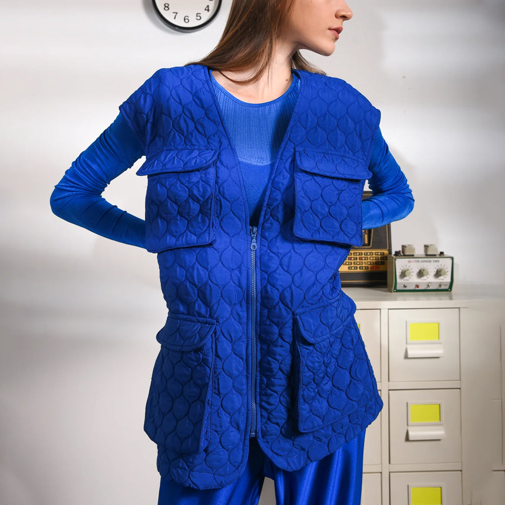 RUMMY WOMEN VEST BLUE ARPYES